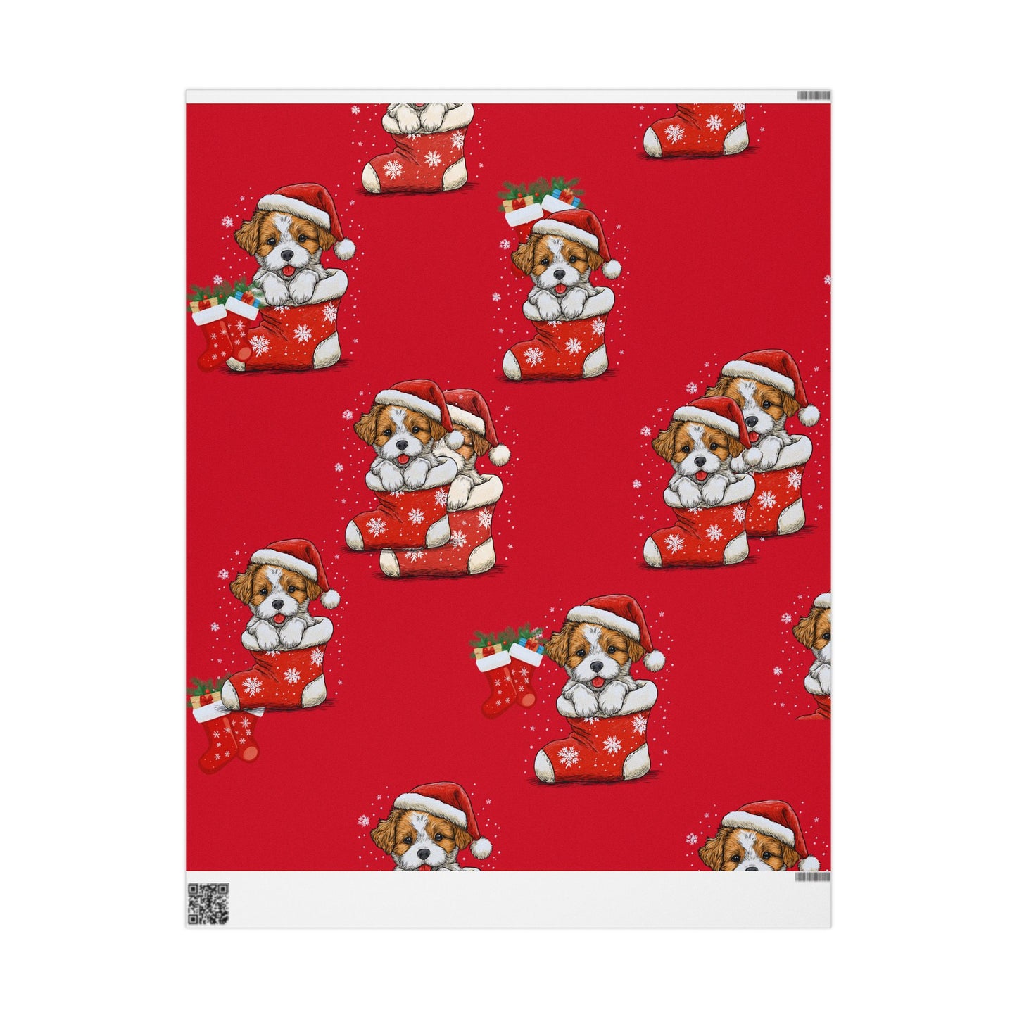 Wrapping Papers - Stocking Full of Puppy Love