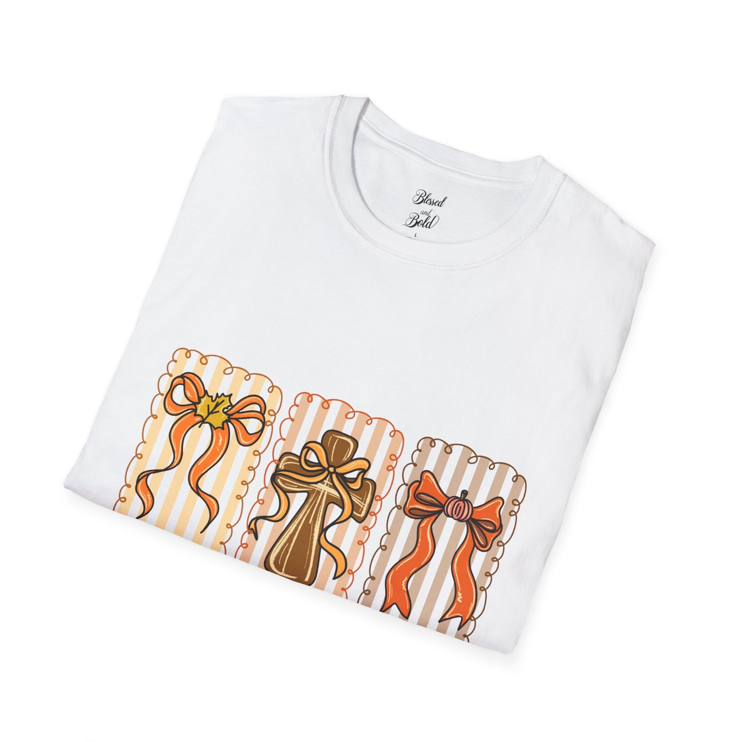 Fall for Jesus Unisex T-Shirt - He Never Leaves Religious Christian Tee