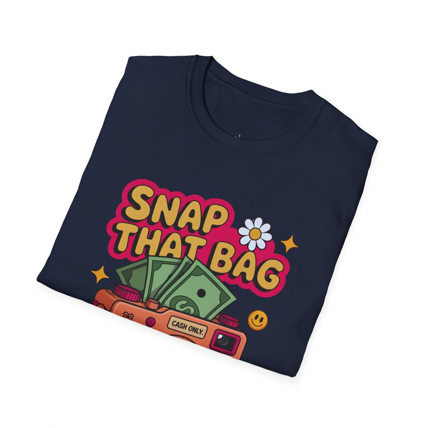 Unisex T-Shirt Snap That Bag Design