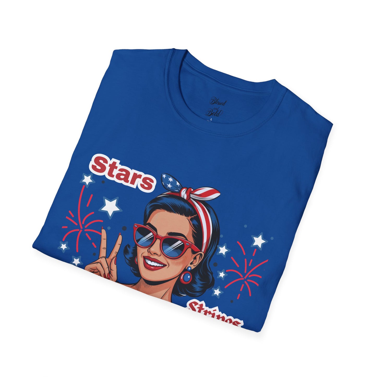 Star & Stripe Unisex T-Shirt - Patriotic Graphic Tee