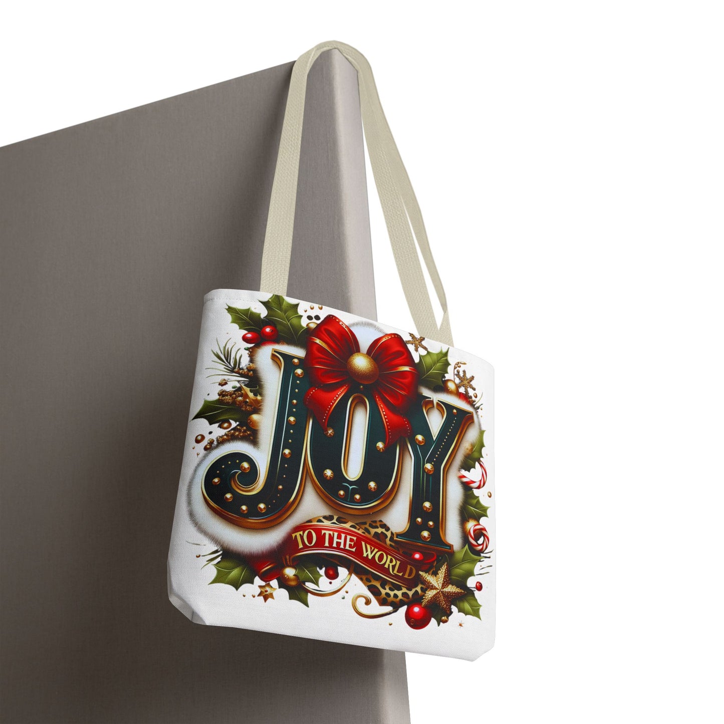 Tote Bag - Joy to the World Holiday Carryall