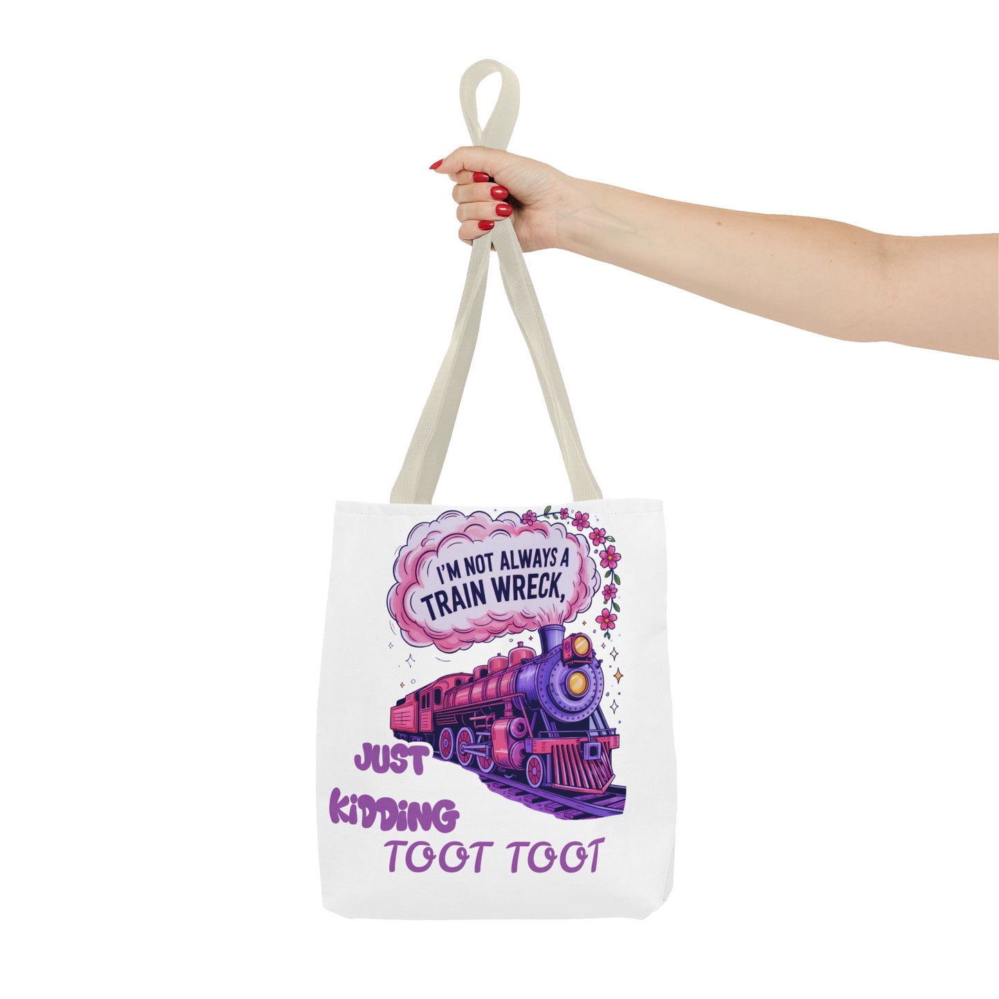 Tote Bag with TOOT TOOT Design