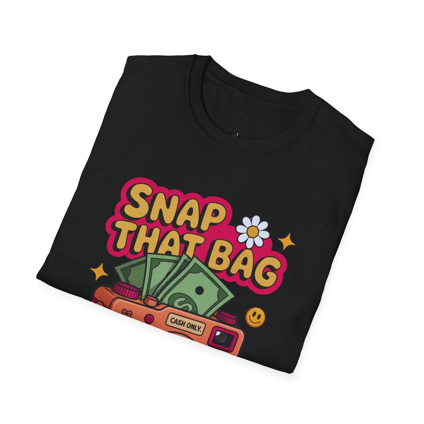 Unisex T-Shirt Snap That Bag Design