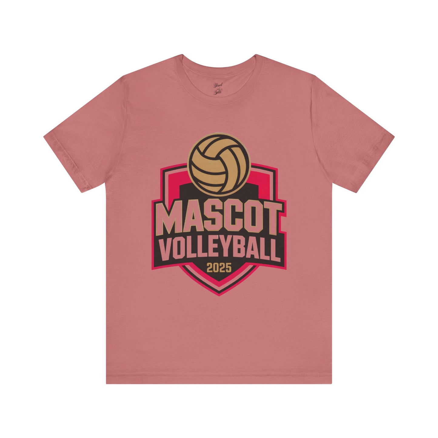 Volleyball Tee - Mascot Volleyball 2025 Unisex Jersey Short Sleeve Tee