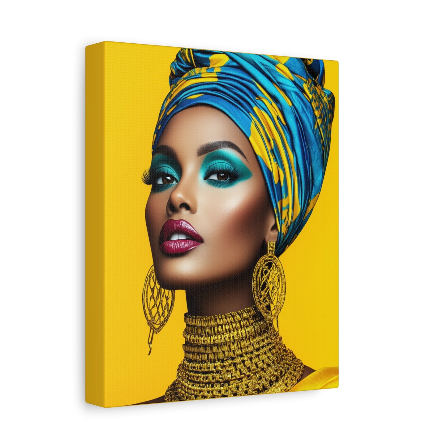 Canvas Art - The Power of African Elegance