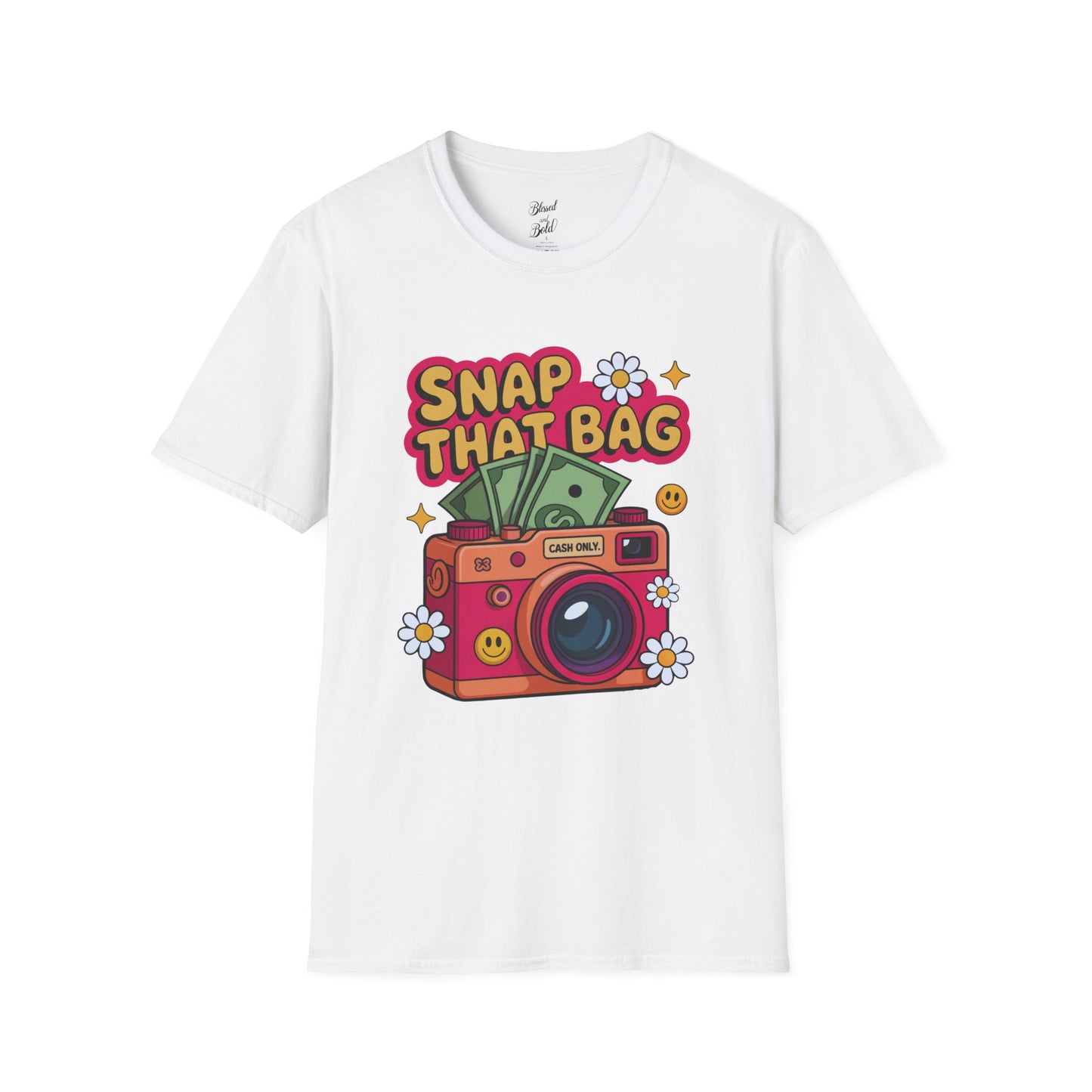 Unisex T-Shirt Snap That Bag Design