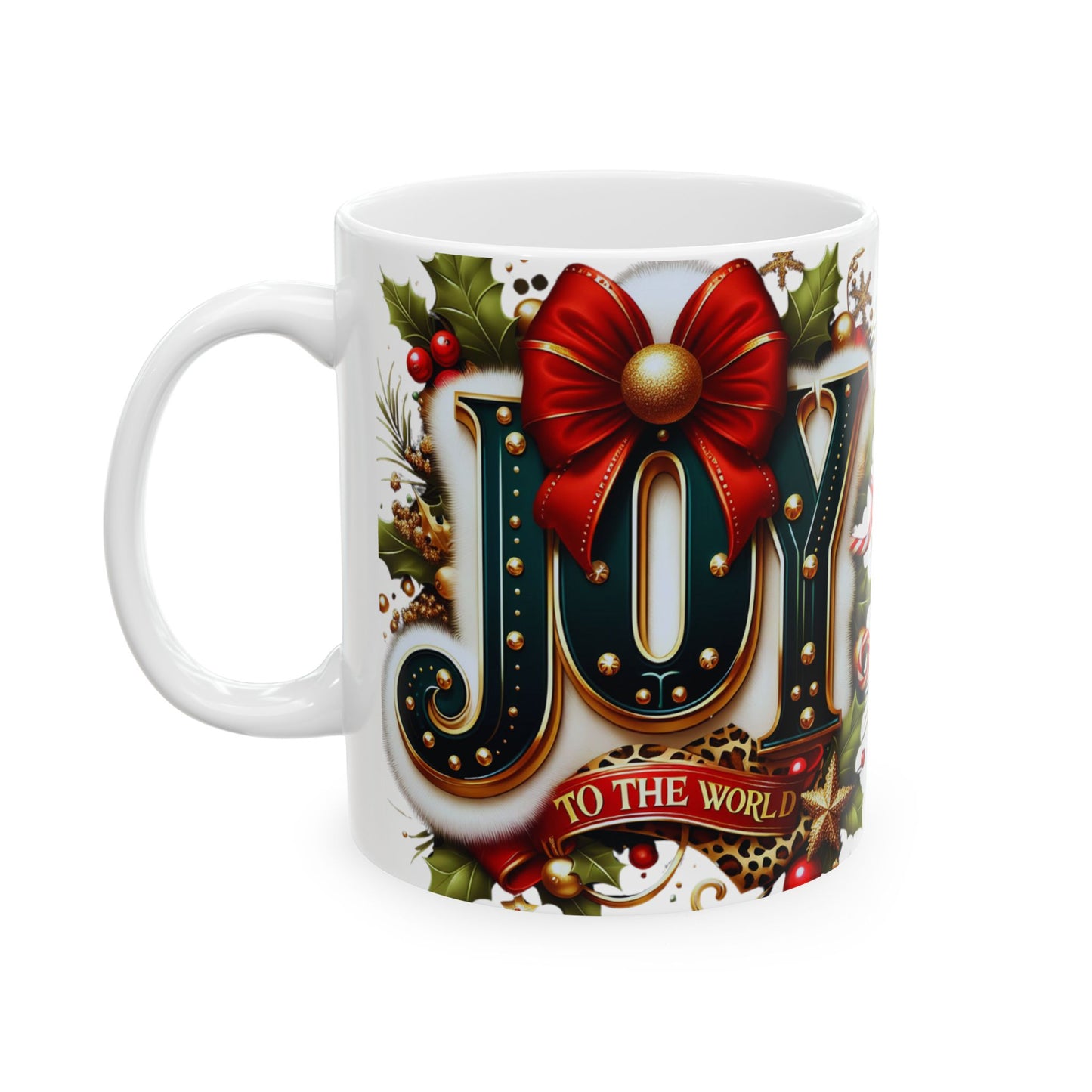 Mug - Joy to the World, Christmas Holiday Gift Idea
