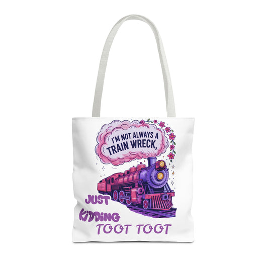Tote Bag with TOOT TOOT Design