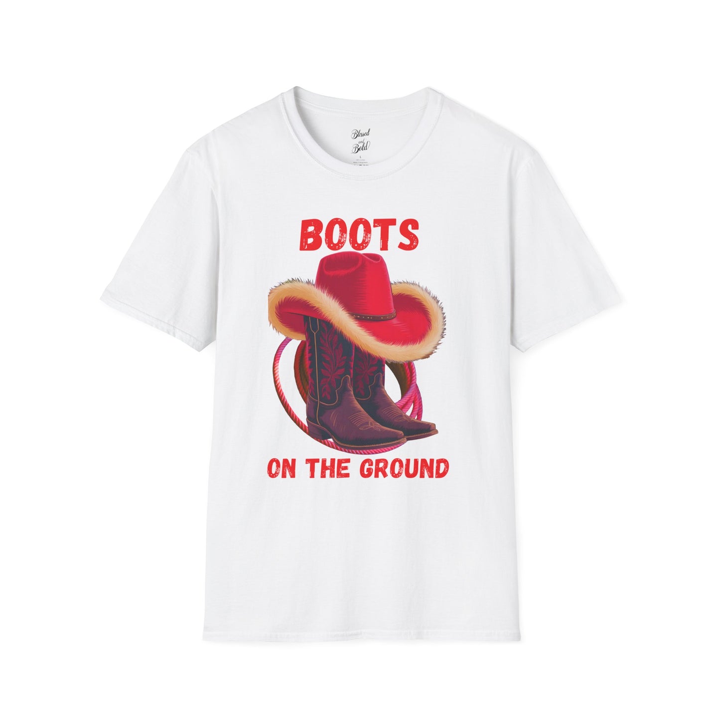Unisex T-Shirt - BOOTS ON THE GROUND Design