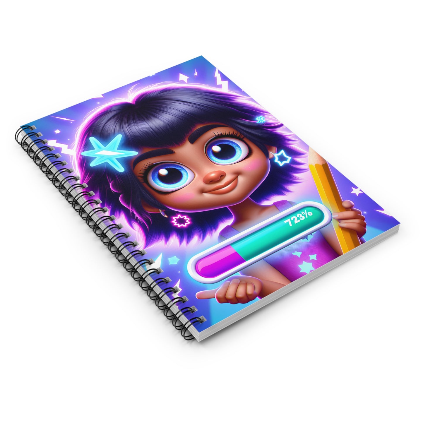 Spiral Notebook - Loading Genius Mode Ruled Line Journal