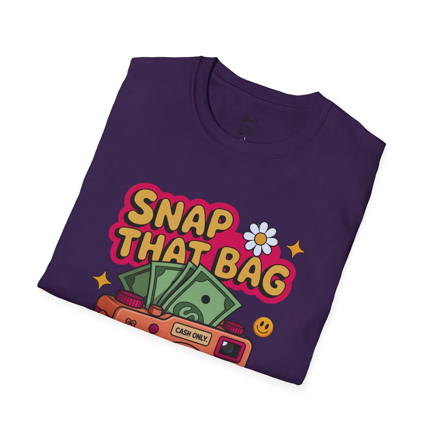 Unisex T-Shirt Snap That Bag Design
