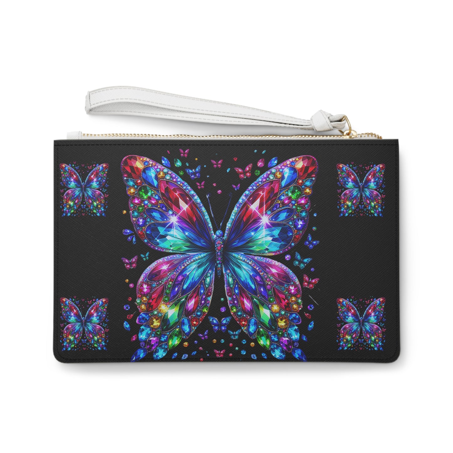 Clutch Bag - Butterfly Radiance