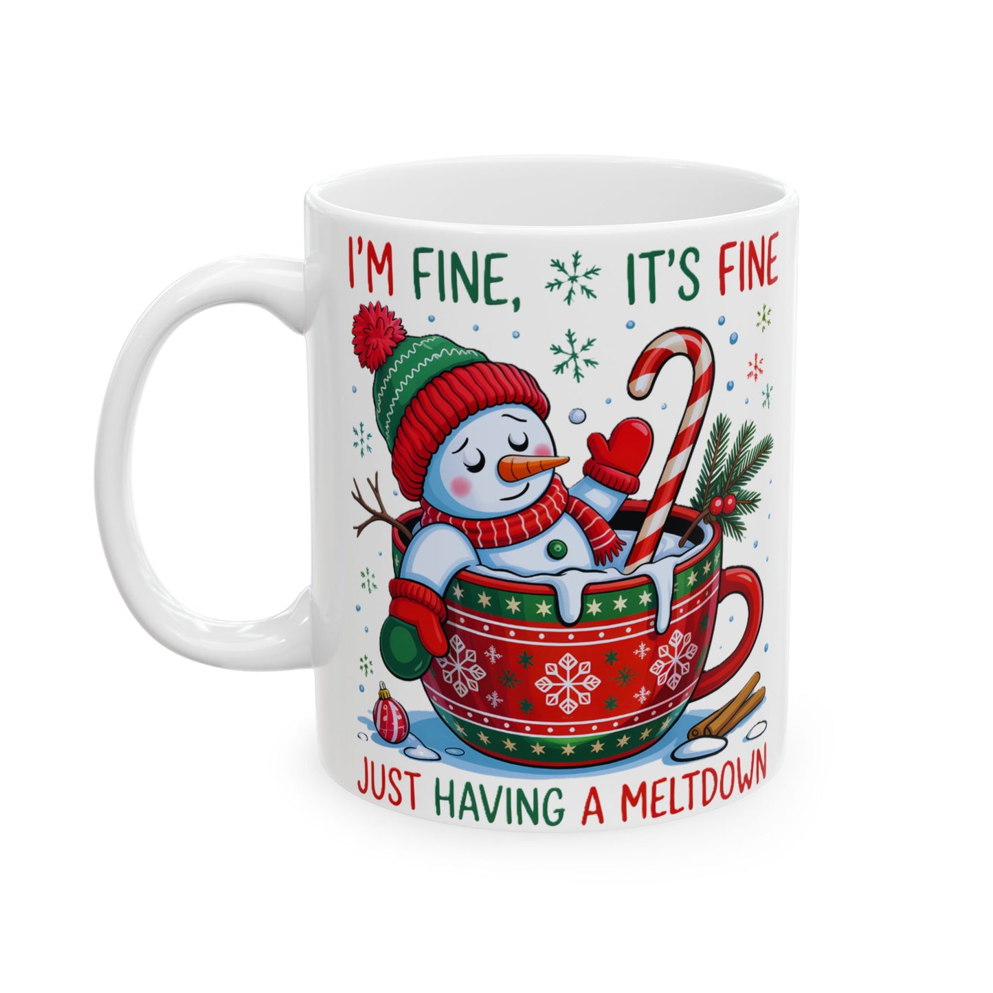 Mug - Fueled by Hot Cocoa Ceramic Mug (11oz, 15oz)