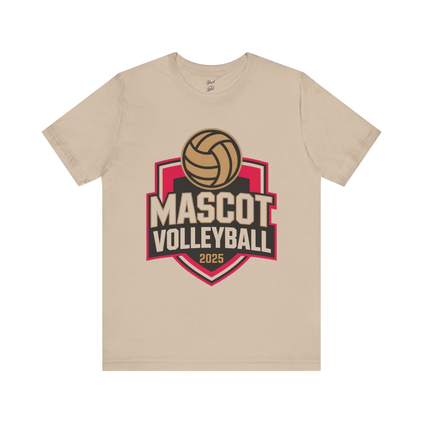 Volleyball Tee - Mascot Volleyball 2025 Unisex Jersey Short Sleeve Tee