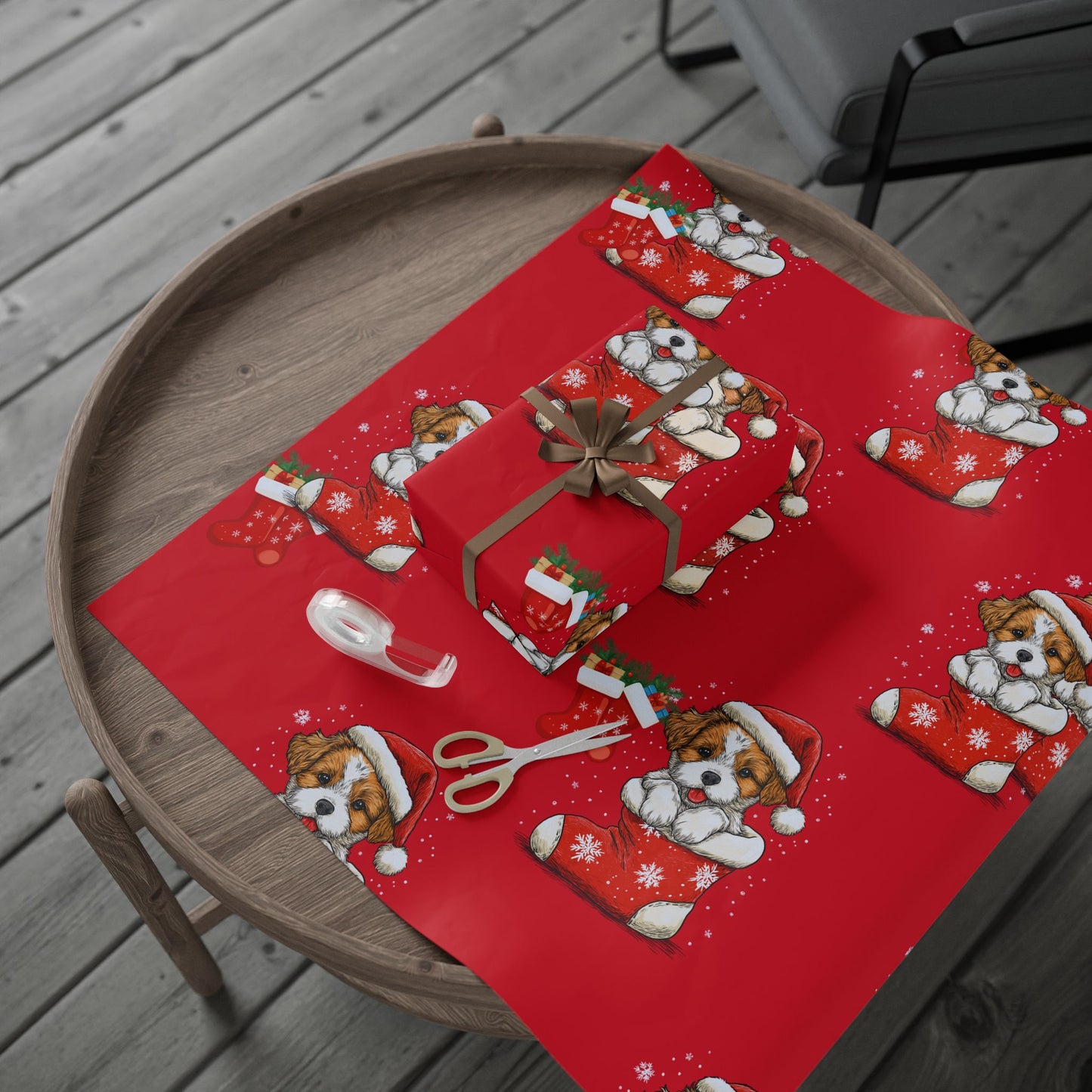 Wrapping Papers - Stocking Full of Puppy Love