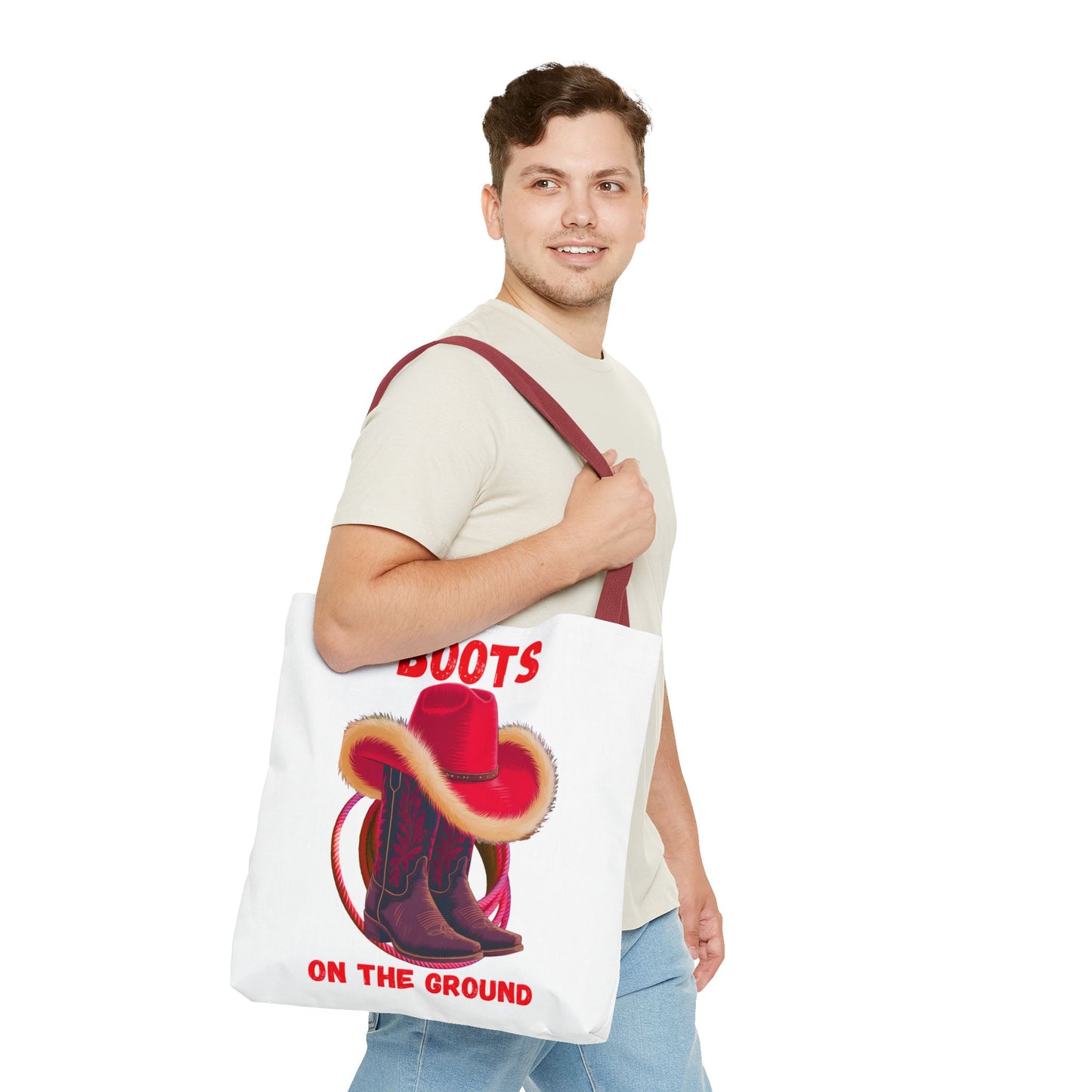 Boots on the Ground Tote Bag