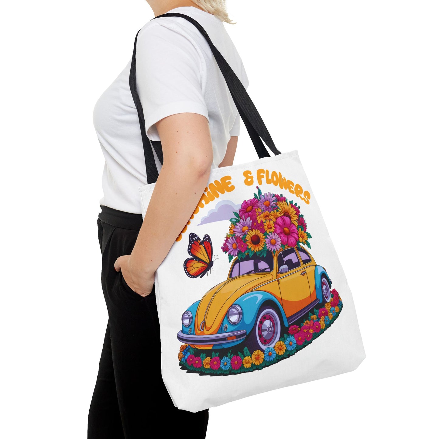 Sunshine & Flowers Tote Bag