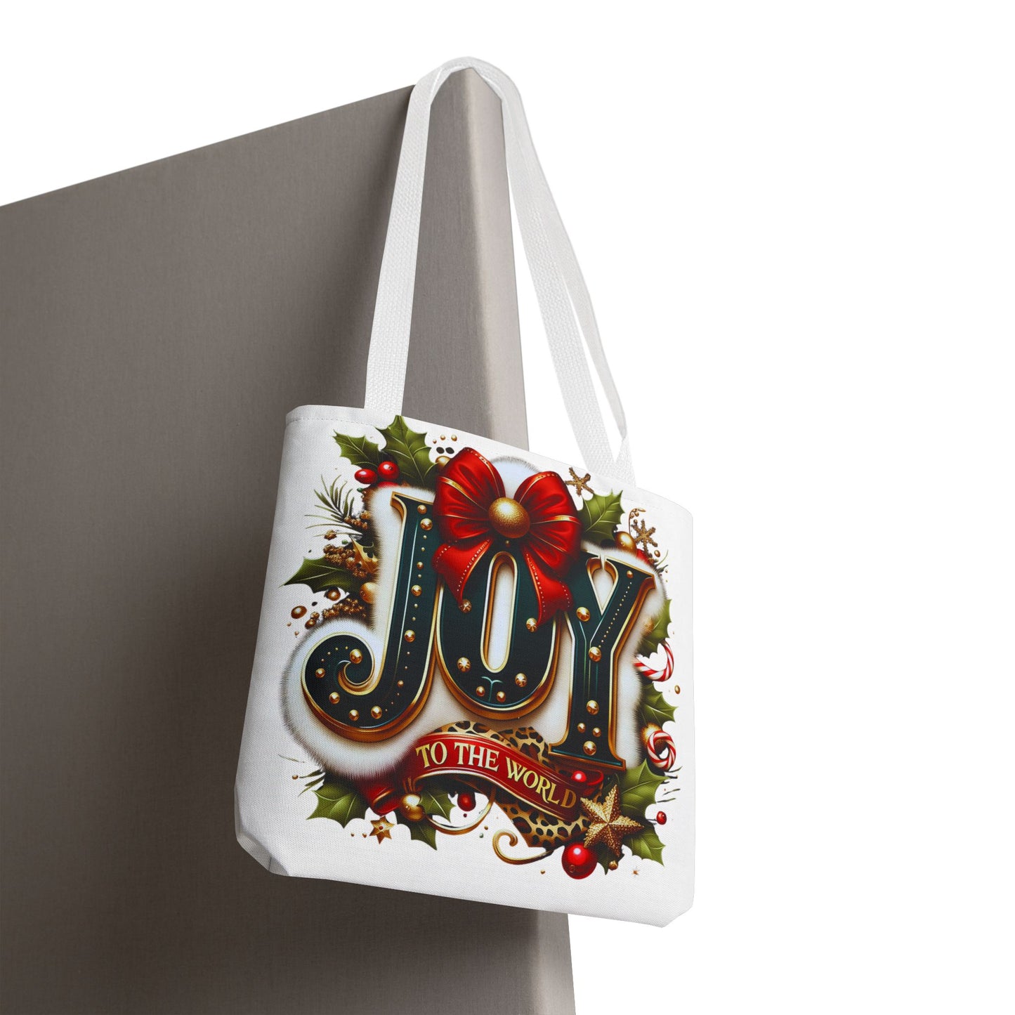 Tote Bag - Joy to the World Holiday Carryall