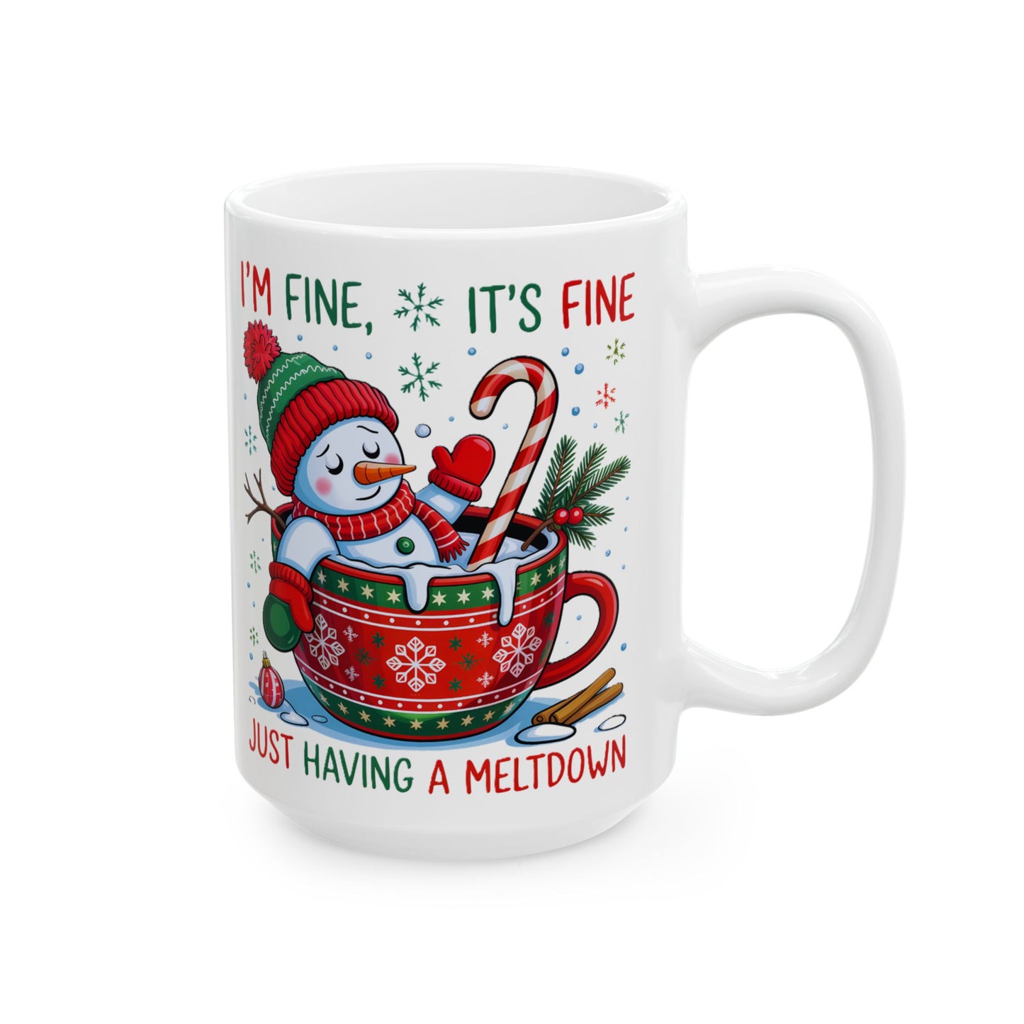 Mug - Fueled by Hot Cocoa Ceramic Mug (11oz, 15oz)