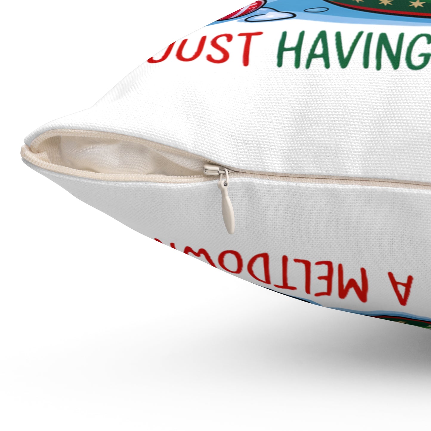 Square Pillow Cozy Winter Vibes