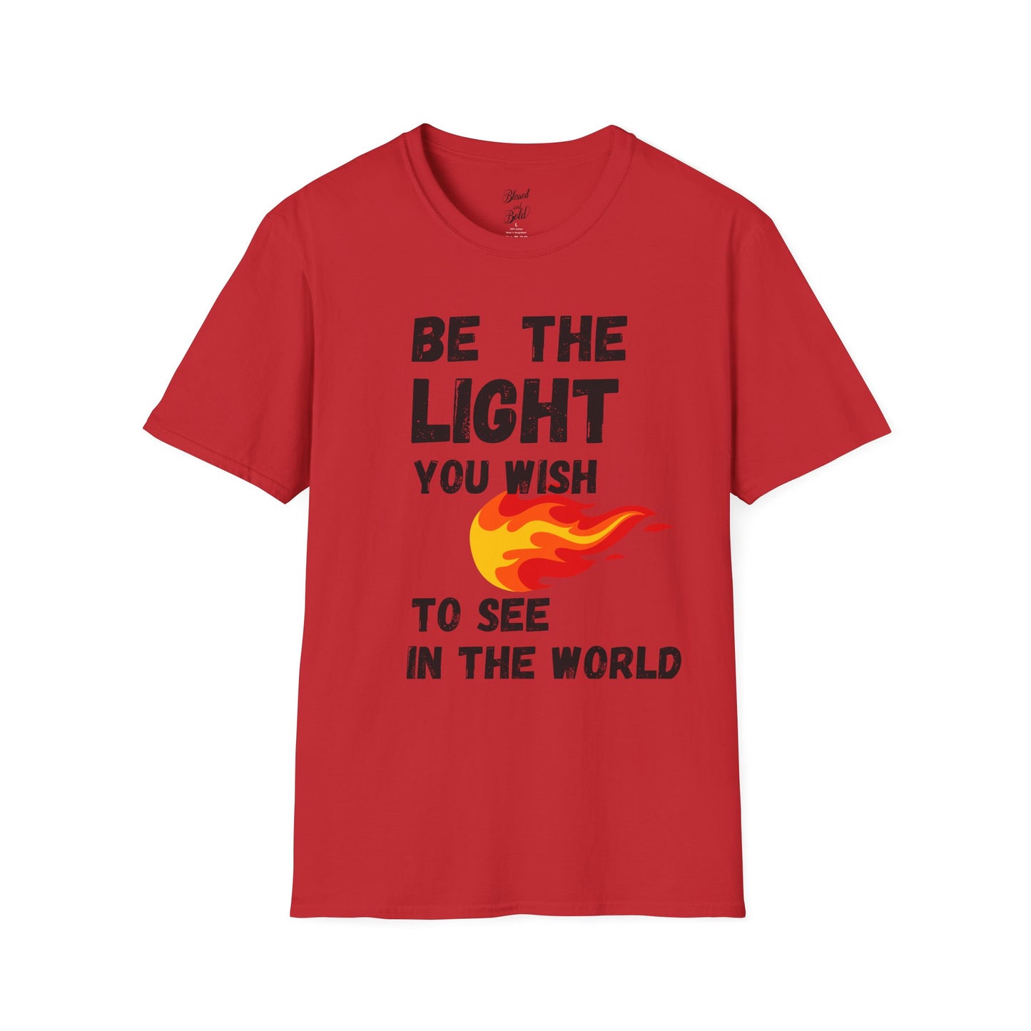 Light Inspirational Unisex T-Shirt - Be The Light You Wish To See