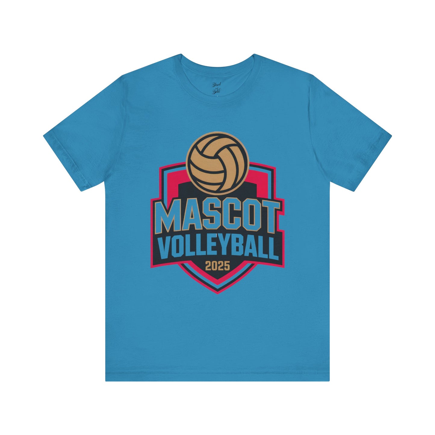 Volleyball Tee - Mascot Volleyball 2025 Unisex Jersey Short Sleeve Tee