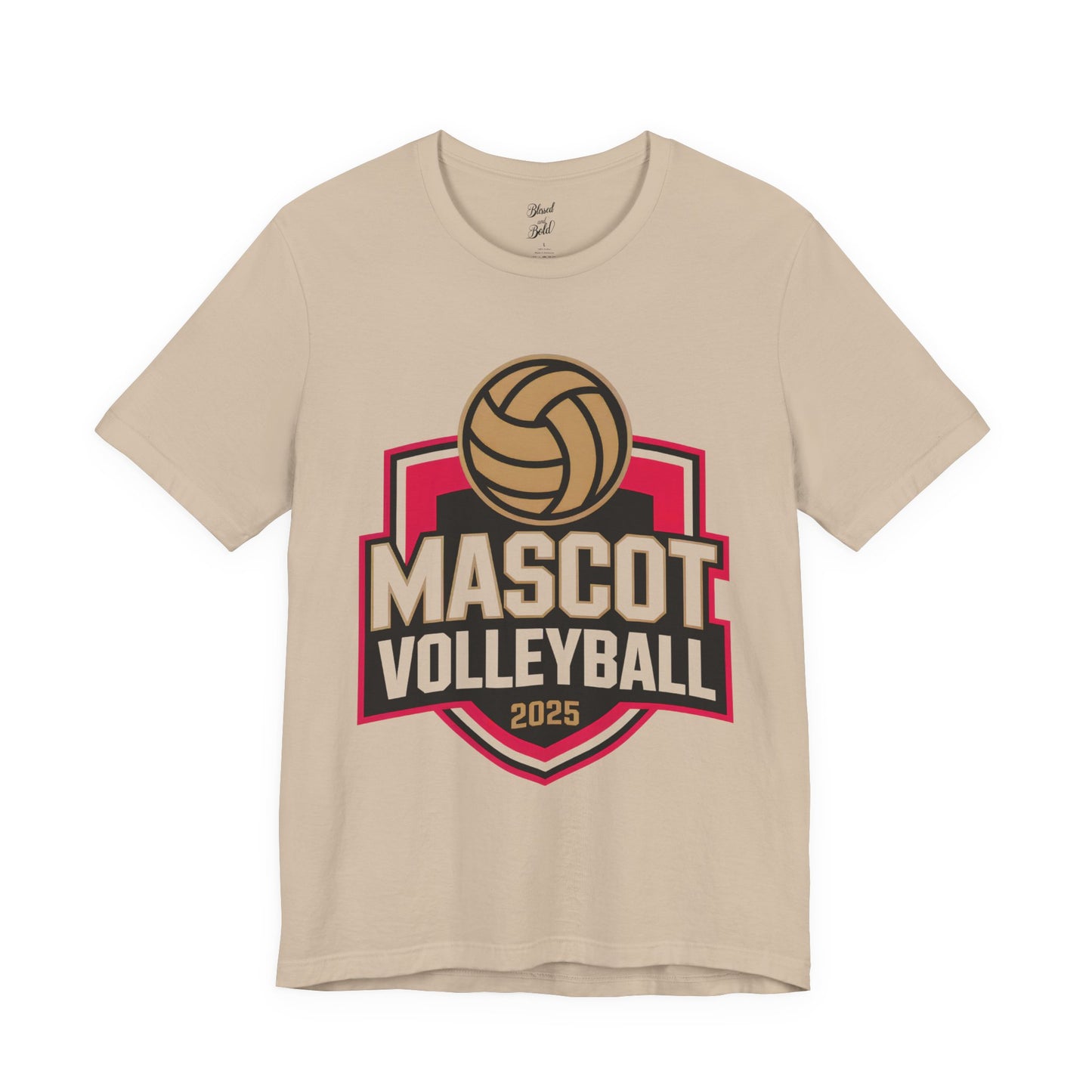 Volleyball Tee - Mascot Volleyball 2025 Unisex Jersey Short Sleeve Tee