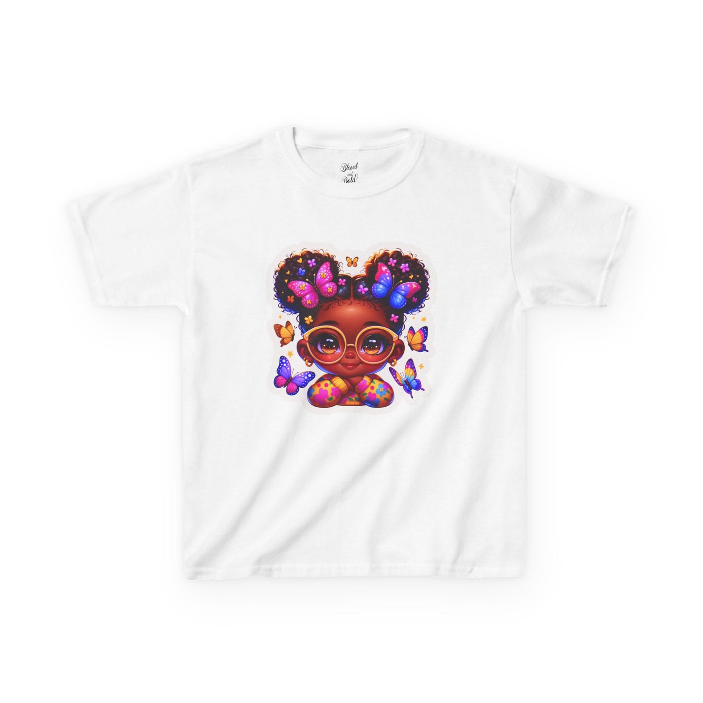 Kids Tee - Glow Girl: Sweet, Smart & Sparkly Design
