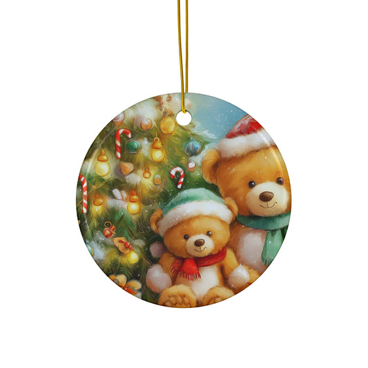 Christmas Ceramic Ornament - Love You Beary Much