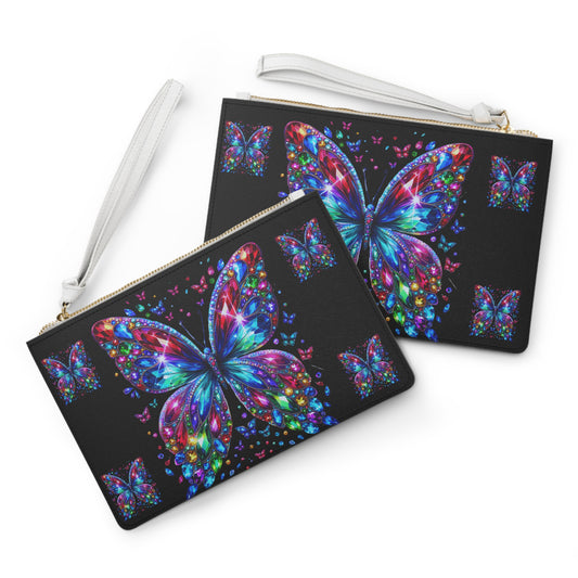 Clutch Bag - Butterfly Radiance