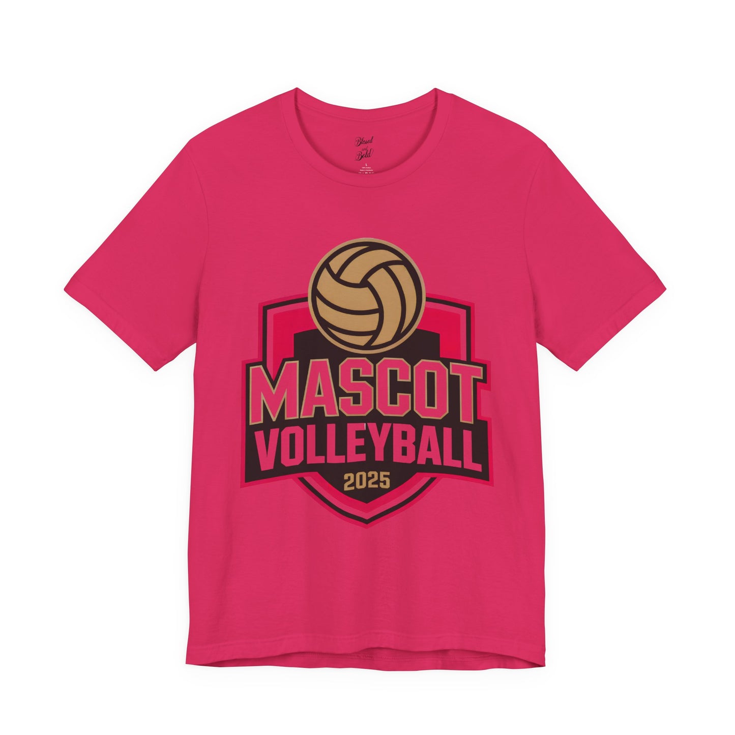 Volleyball Tee - Mascot Volleyball 2025 Unisex Jersey Short Sleeve Tee
