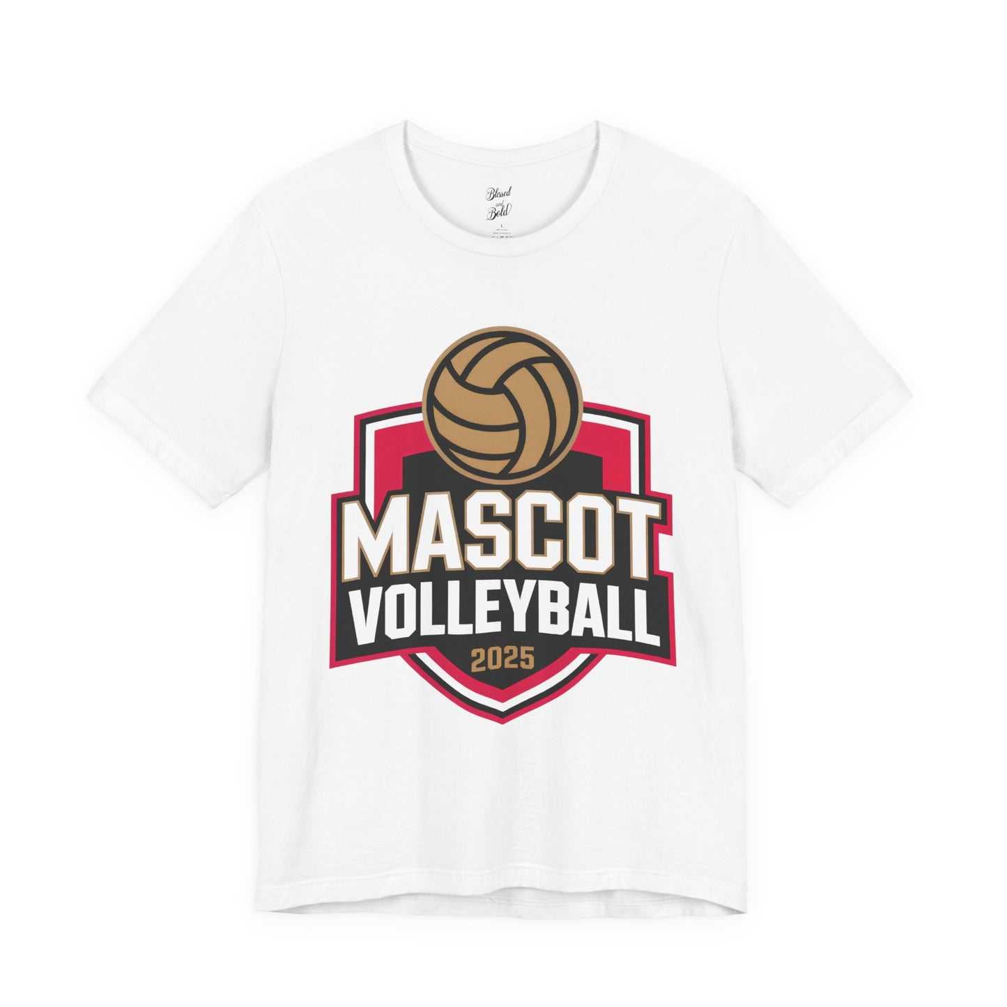 Volleyball Tee - Mascot Volleyball 2025 Unisex Jersey Short Sleeve Tee
