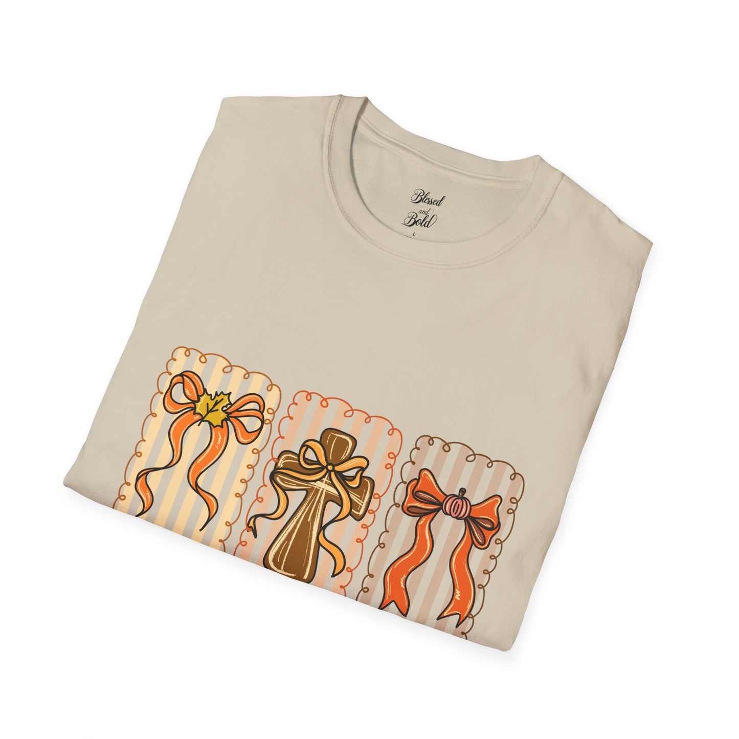 Fall for Jesus Unisex T-Shirt - He Never Leaves Religious Christian Tee