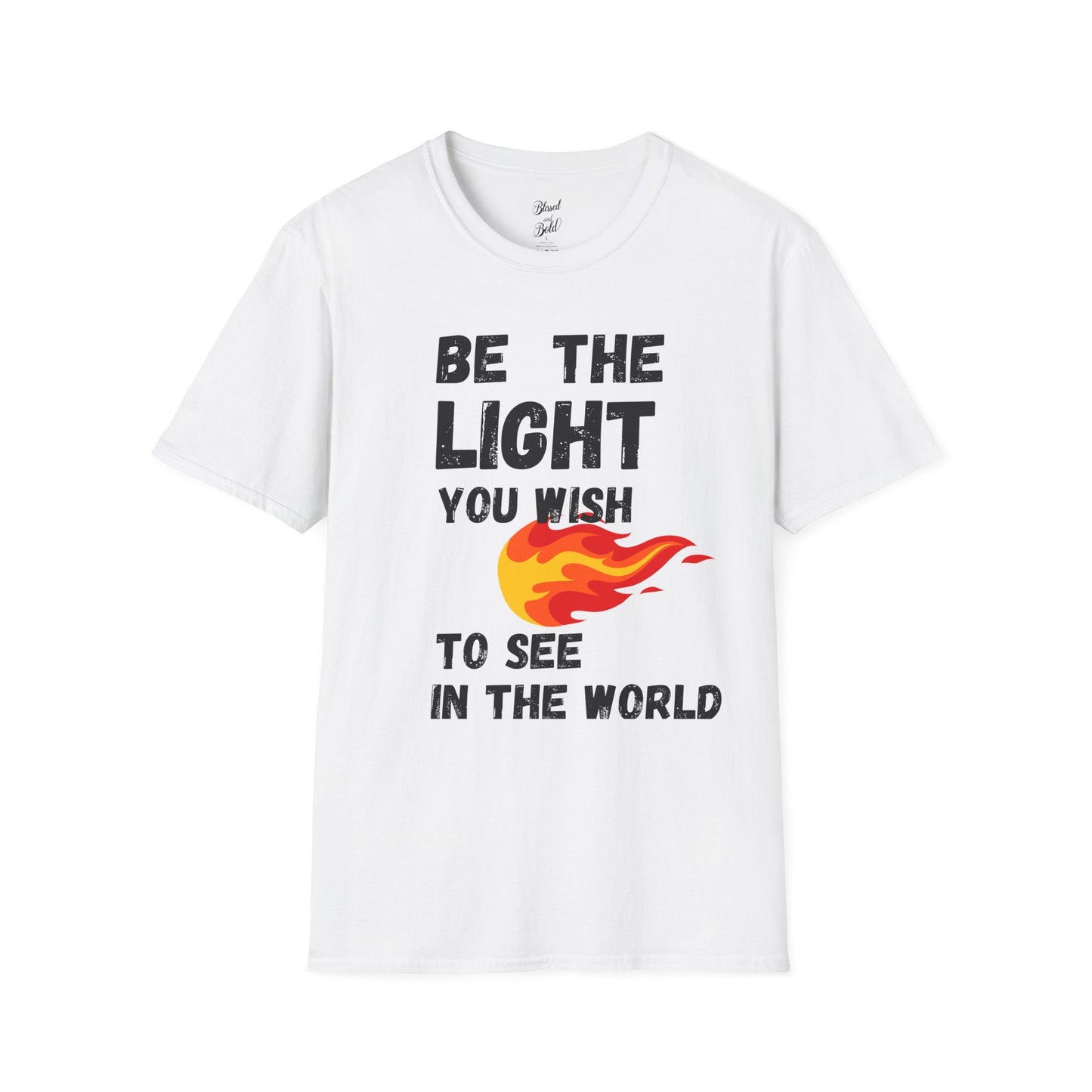 Light Inspirational Unisex T-Shirt - Be The Light You Wish To See