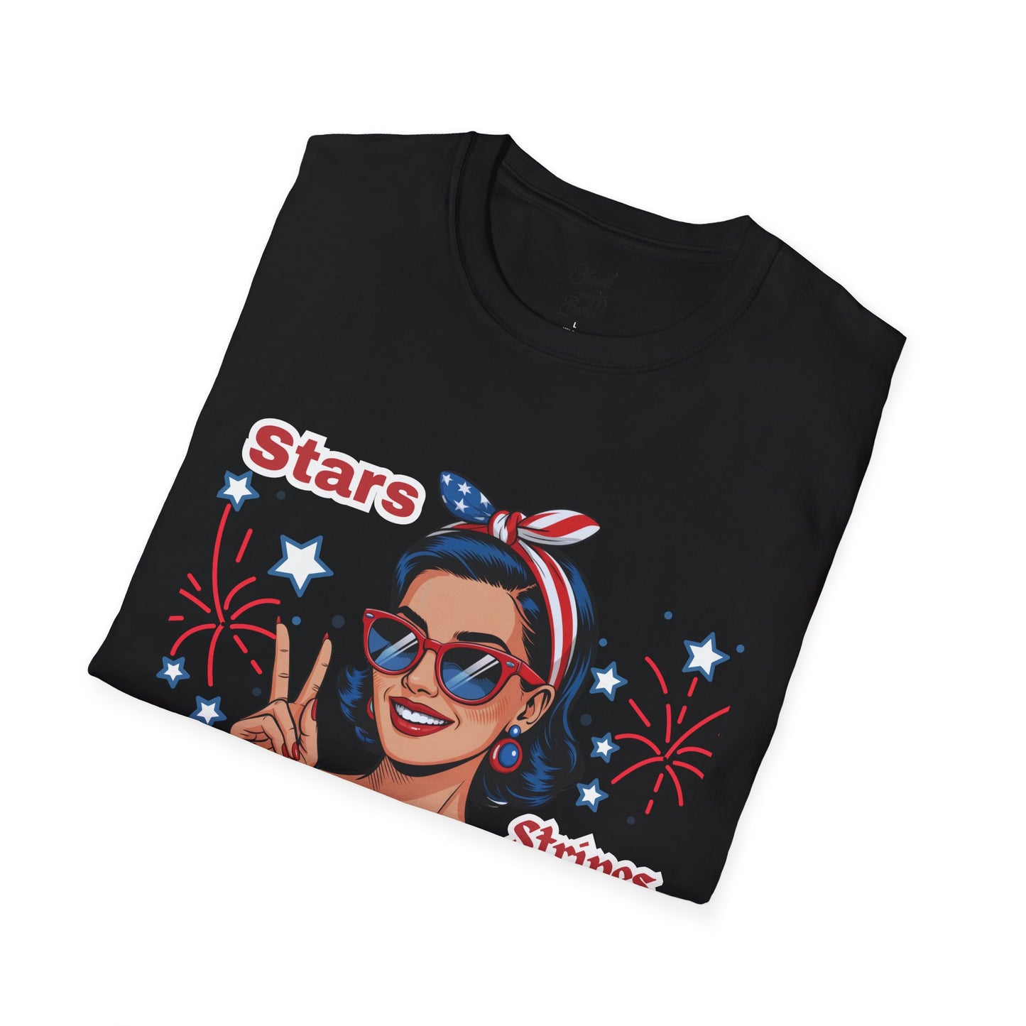 Star & Stripe Unisex T-Shirt - Patriotic Graphic Tee