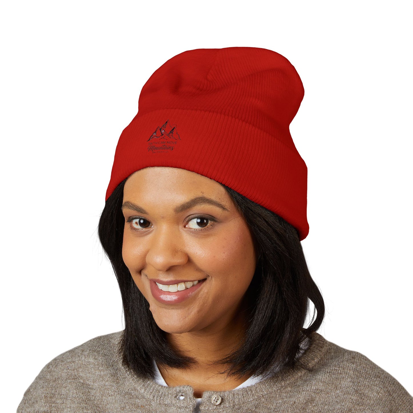 Beanie Faith Can Move Mountains Matthew 17:20