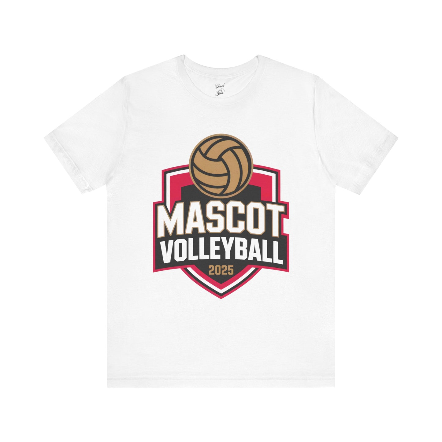 Volleyball Tee - Mascot Volleyball 2025 Unisex Jersey Short Sleeve Tee